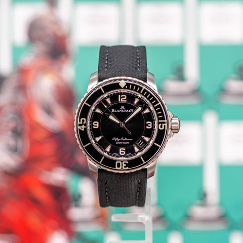 Blancpain Fifty Fathoms Titanium 45MM Black Dial 5015-12B30-B52A