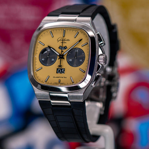 Glashütte Original Seventies Panorama Chronograph “Golden Bay” Limited Edition 1-37-02-14-02-63