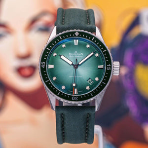 Blancpain Fifty Fathoms Bathyscaphe Limited Edition Green Dial 5000-1153-H52A