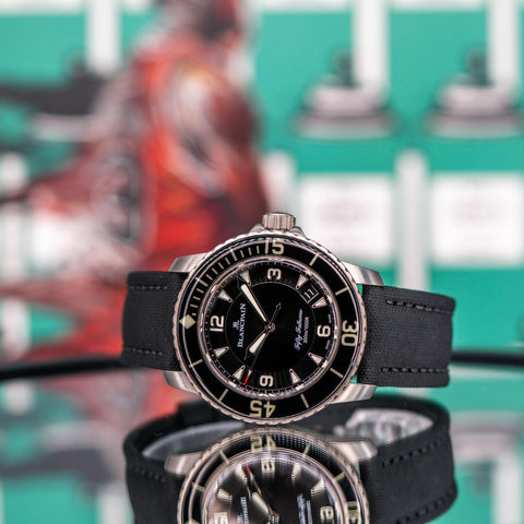 Blancpain Fifty Fathoms Titanium 45MM Black Dial 5015-12B30-B52A