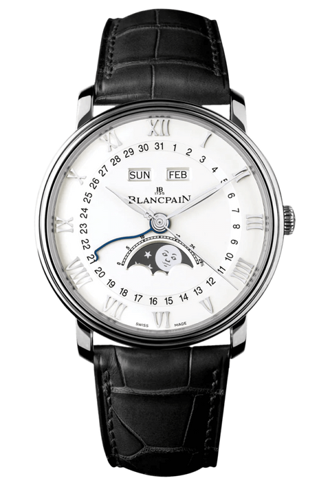 Blancpain Villeret Quantième Complet Phases de Lune 6654-1127-55B | Pre-Owned Luxury Watch