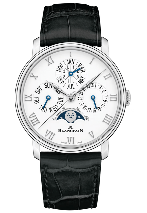Blancpain Villeret Quantième Perpétuel Phases de Lune 6656-1127-55B | Pre-Owned Luxury Watch