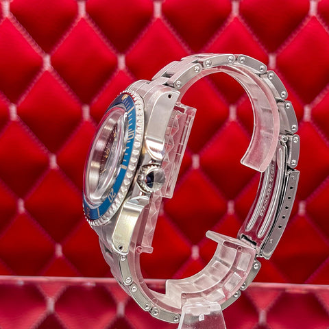 Katabami Watches The Diver Sky - Bracelet and Clasp Detail