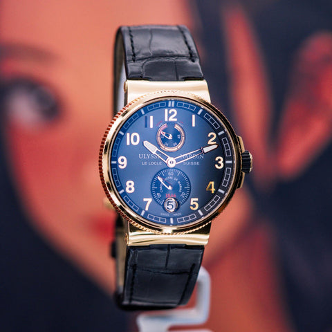 Ulysse Nardin Marine Chronometer Manufacture 43MM Black Dial 1186-126/6