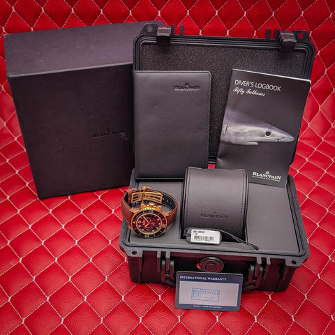 Blancpain Fifty Fathoms Chronograph Flyback Red Gold 5085FA-3630-63B
