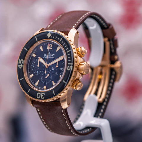 Blancpain Fifty Fathoms Chronograph Flyback Red Gold 5085FA-3630-63B