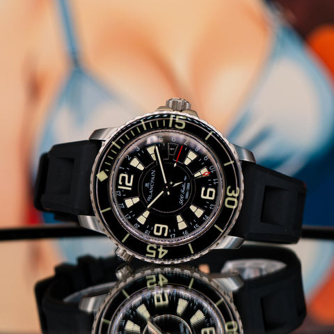 Blancpain Fifty Fathoms 500 Fathoms GMT Limited Edition 50021-12B30-52B