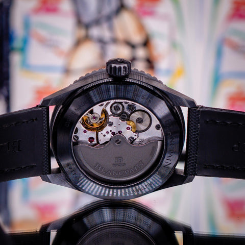 Blancpain Fifty Fathoms Bathyscape Ceramic "Darth Vader" Black Dial 5000-0130-B52A