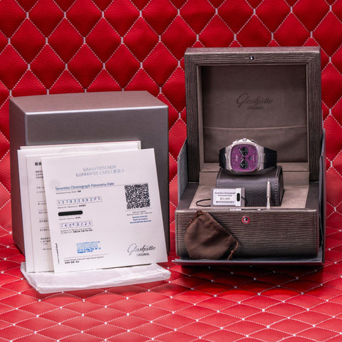 Glashütte Original Seventies Chronograph Panorama Date “Plasma” Limited Edition 1-37-02-20-02-63