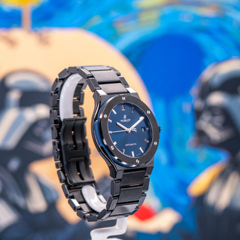 Hublot Classic Fusion Blue Dial 510.CM.7170.CM