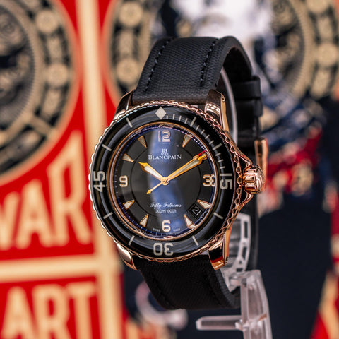 Blancpain Fifty Fathoms Automatique Red Gold 45MM 5015-3630-52A