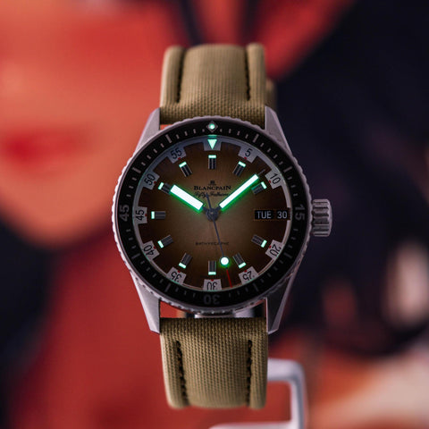 Blancpain Fifty Fathoms Bathyscaphe Day Date Desert Edition 5052-1146-E52A
