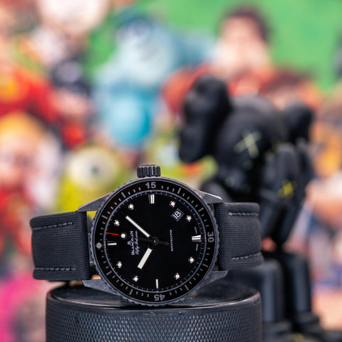 Blancpain Fifty Fathoms Bathyscaphe Black Ceramic Black Dial 5000-0130-B52A