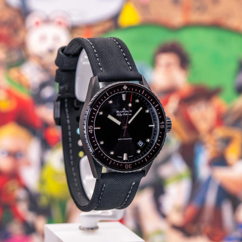 Blancpain Fifty Fathoms Bathyscaphe Black Ceramic Black Dial 5000-0130-B52A