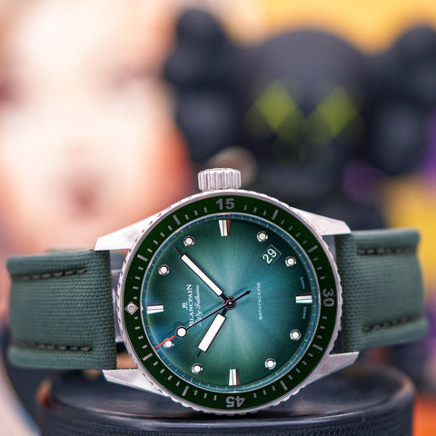 Blancpain Fifty Fathoms Bathyscaphe Limited Edition Green Dial 5000-1153-H52A