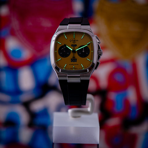 Glashütte Original Seventies Panorama Chronograph “Golden Bay” Limited Edition 1-37-02-14-02-63