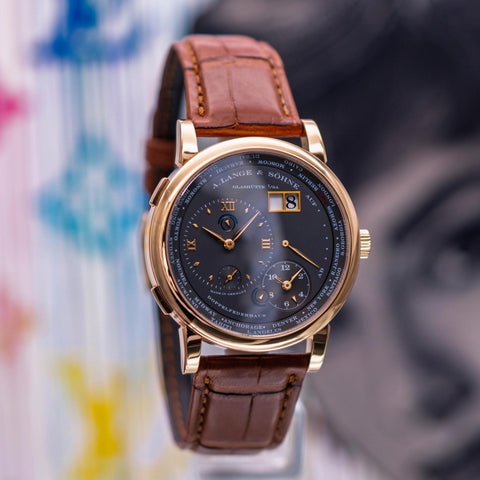 A. Lange & Söhne Lange 1 Time Zone Anthracite Dial 116.033