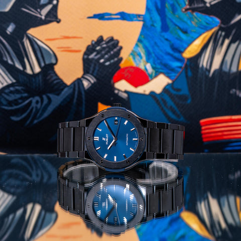 Hublot Classic Fusion Blue Dial 510.CM.7170.CM