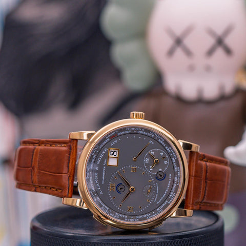 A. Lange & Söhne Lange 1 Time Zone Anthracite Dial 116.033