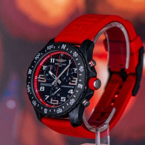 Breitling Endurance Pro Red Rubber Strap X82310