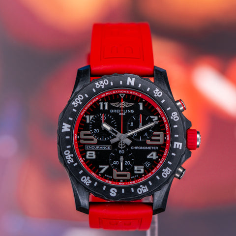 Breitling Endurance Pro Red Rubber Strap X82310