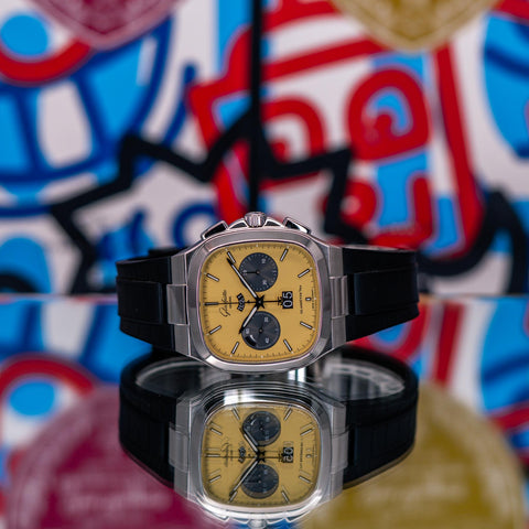 Glashütte Original Seventies Panorama Chronograph “Golden Bay” Limited Edition 1-37-02-14-02-63