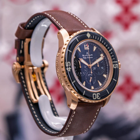 Blancpain Fifty Fathoms Chronograph Flyback Red Gold 5085FA-3630-63B
