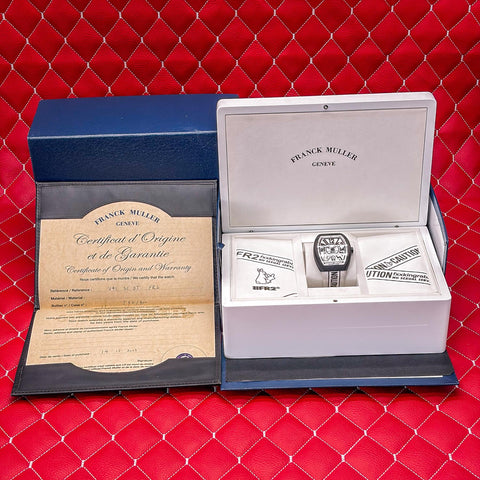 Franck Muller Vanguard #FR2 “Rabbits” L.E. 41MM White Dial Textile Strap V41SCDT FR2 GFGRNR NR