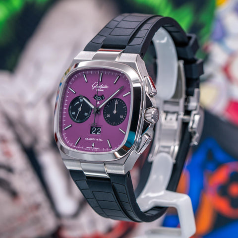 Glashütte Original Seventies Chronograph Panorama Date “Plasma” Limited Edition 1-37-02-20-02-63