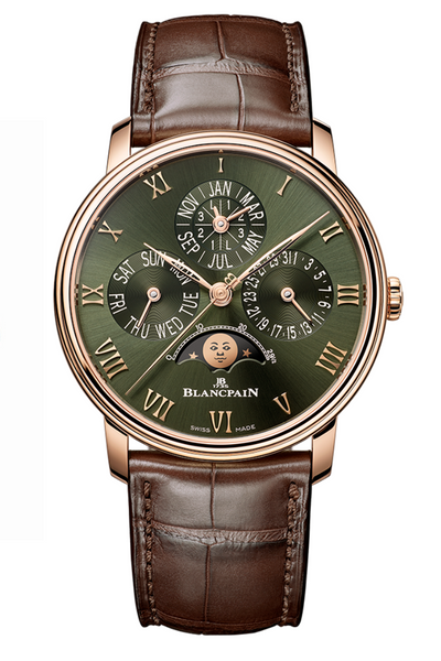 Blancpain Villeret Quantième Perpétuel Phases de Lune Red Gold 6656-3653-55B | Pre-Owned Luxury Watch
