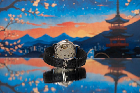 A. Lange & Söhne Lange 1 Moon Phase Black Dial White Gold 192.029