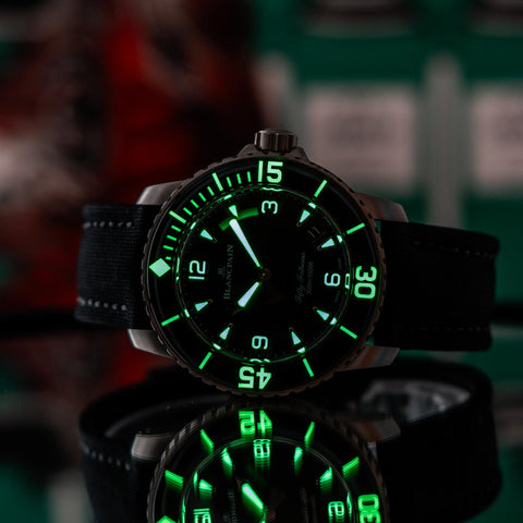 Blancpain Fifty Fathoms Titanium 45MM Black Dial 5015-12B30-B52A