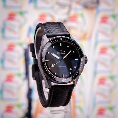 Blancpain Fifty Fathoms Bathyscape Ceramic "Darth Vader" Black Dial 5000-0130-B52A