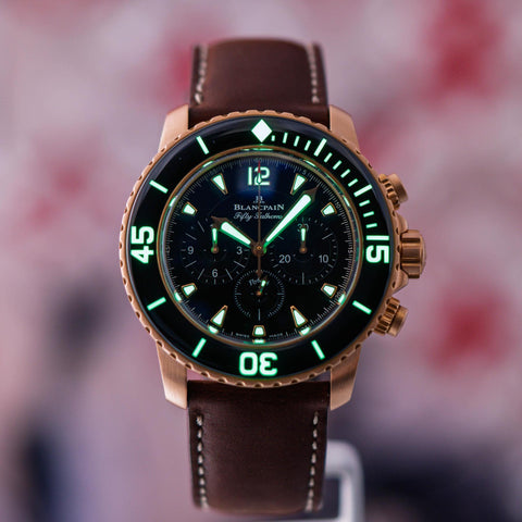 Blancpain Fifty Fathoms Chronograph Flyback Red Gold 5085FA-3630-63B