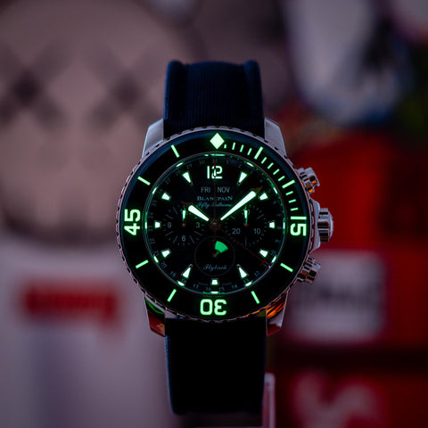 Blancpain Fifty Fathoms Chronographe Flyback Quantième Complet 45MM 5066F-1140-52B