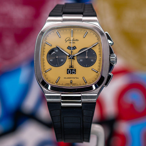 Glashütte Original Seventies Panorama Chronograph “Golden Bay” Limited Edition 1-37-02-14-02-63