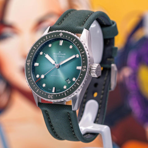 Blancpain Fifty Fathoms Bathyscaphe Limited Edition Green Dial 5000-1153-H52A