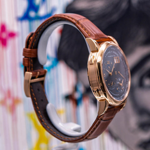 A. Lange & Söhne Lange 1 Time Zone Anthracite Dial 116.033