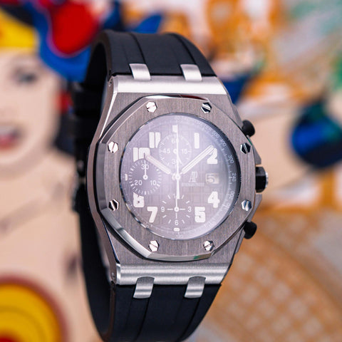 Audemars Piguet Royal Oak Offshore Chronograph Black Dial Rubber Strap 26020ST.OO.D101CR.01