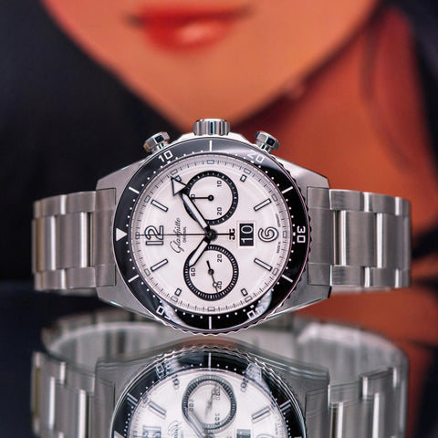 Glashütte Original SeaQ Chronograph “German Panda” 1-37-23-03-80-70