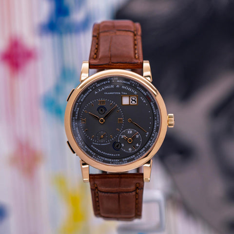 A. Lange & Söhne Lange 1 Time Zone Anthracite Dial 116.033