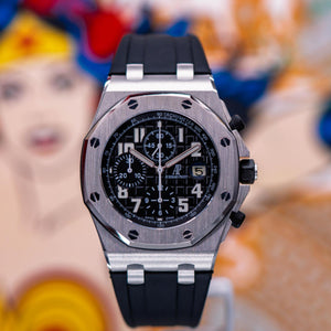 Audemars Piguet Royal Oak Offshore Chronograph Black Dial Rubber Strap 26020ST.OO.D101CR.01