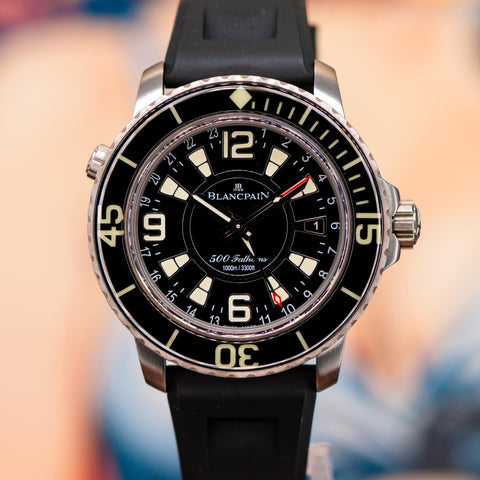 Blancpain Fifty Fathoms 500 Fathoms GMT Limited Edition 50021-12B30-52B