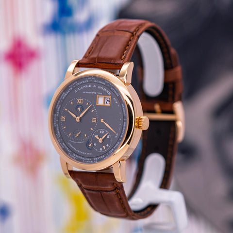 A. Lange & Söhne Lange 1 Time Zone Anthracite Dial 116.033