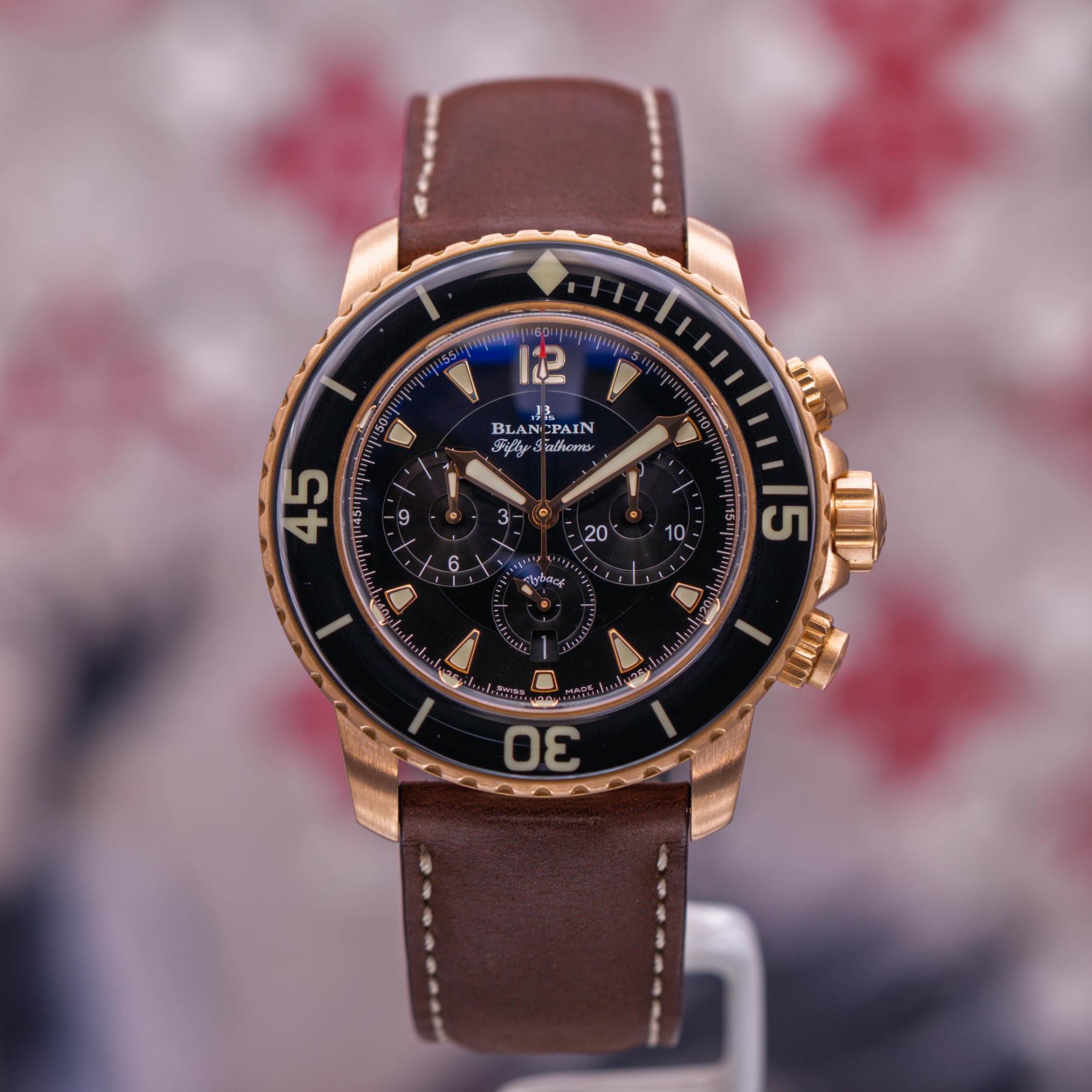 Blancpain Fifty Fathoms Chronograph Flyback Red Gold 5085FA-3630