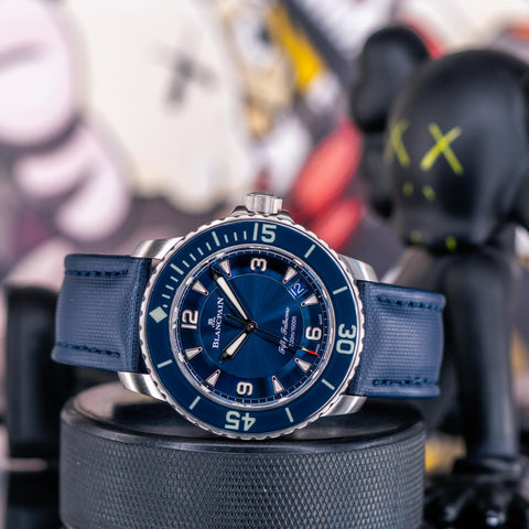 Blancpain Fifty Fathoms Watch with stand image