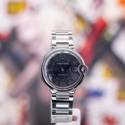 Cartier Ballon Bleu 40mm Grey Dial Stainless Steel WSBB0060
