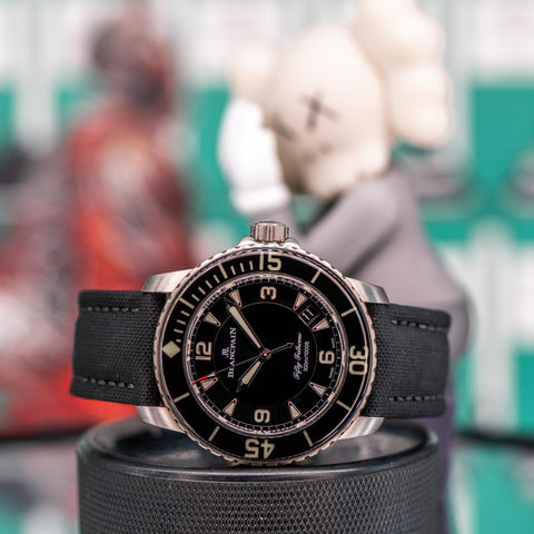 Blancpain Fifty Fathoms Titanium 45MM Black Dial 5015-12B30-B52A