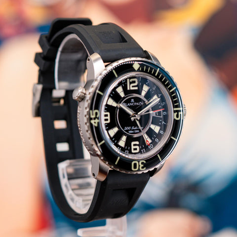 Blancpain Fifty Fathoms 500 Fathoms GMT Limited Edition 50021-12B30-52B